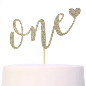 Number cake topper